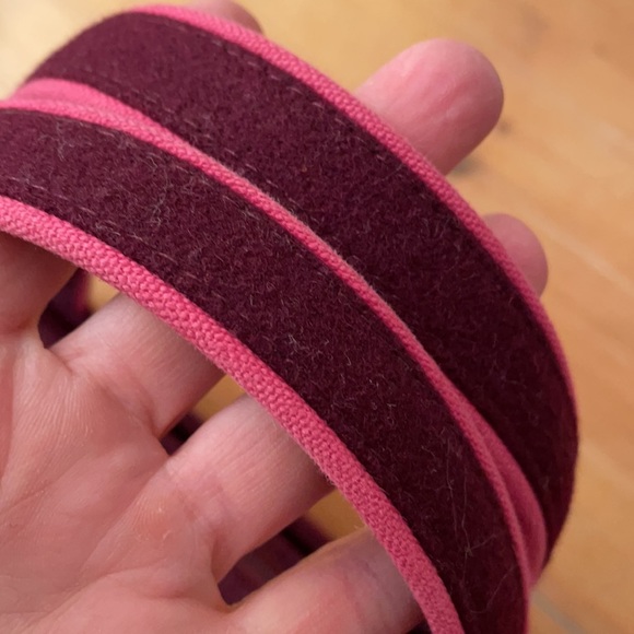 NWOT Super-Cute Lulu Guinness designer wool/felt, way cool shoulder bag/tote. - Picture 5 of 11